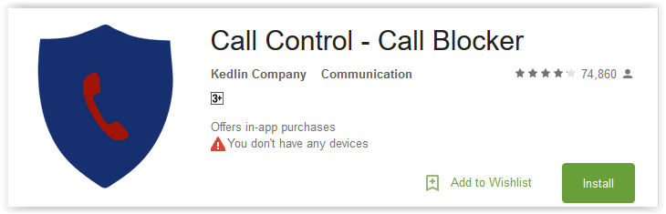 Бесплатно Call Control Версия: 1.0.29