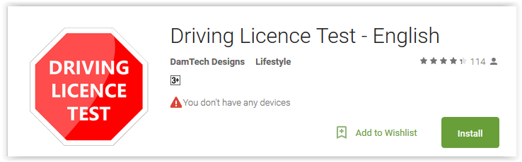 top 7 driving license test apps for android