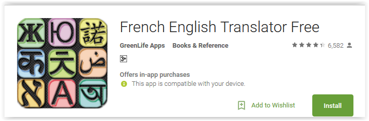 french english translator