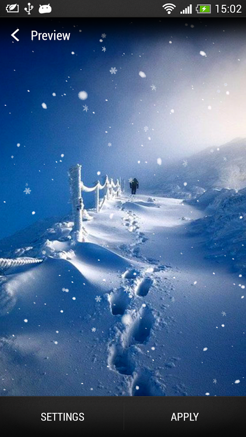 Top 7 Beautiful Winter Snow Live Wallpapers for Android