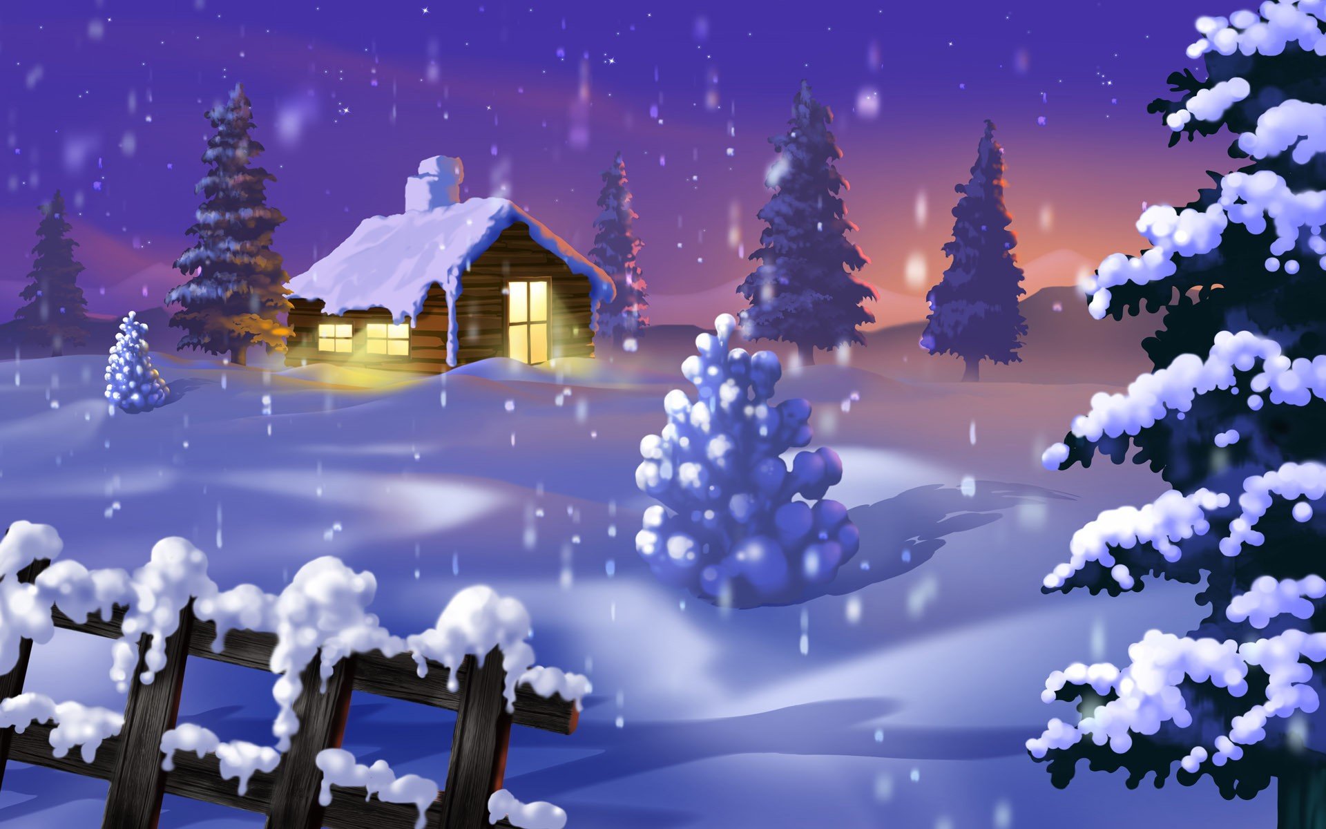 Animated Winter Wallpaper