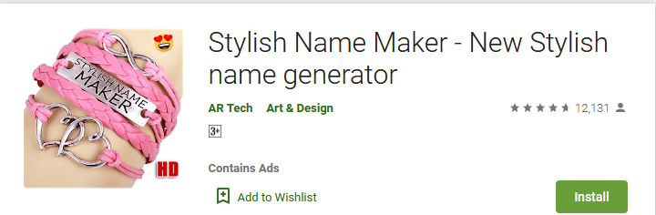 Top 10 Stylish Name Maker Apps For Android