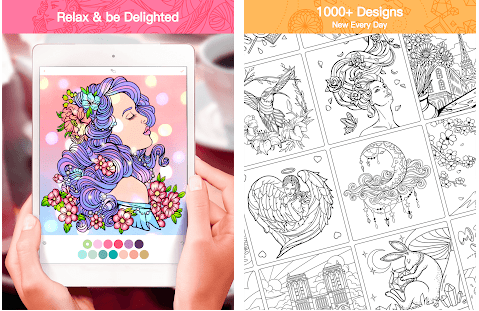 Download Top 10 Adult Coloring Book Apps For Android To Color In Sketches