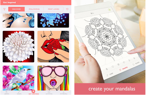 Download Top 10 Adult Coloring Book Apps For Android To Color In Sketches