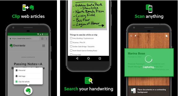 android evernote review