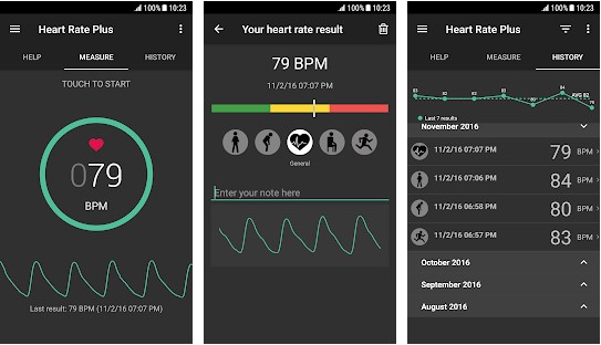 heart beat monitor app