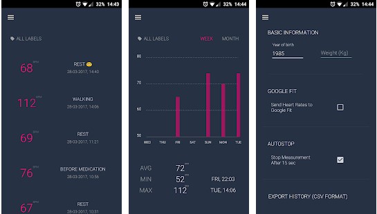 heart beat rate app for android