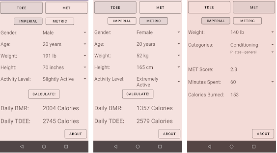 tdee net calculator