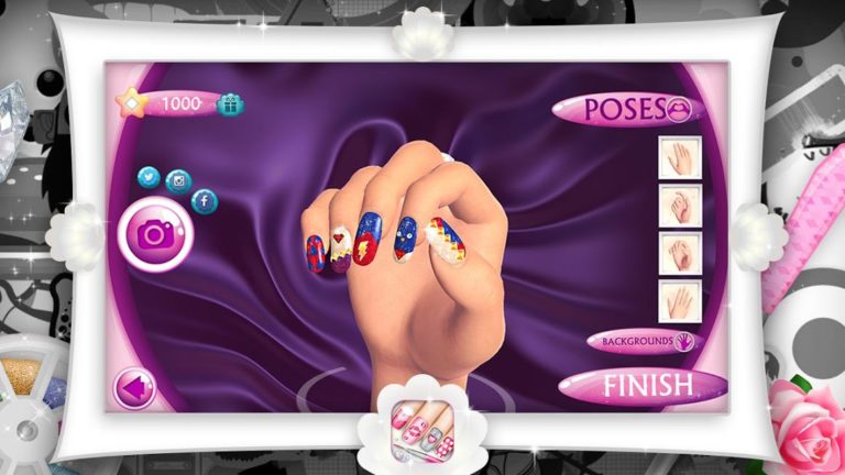 1. "Fashion Nail Designer" game - wide 8